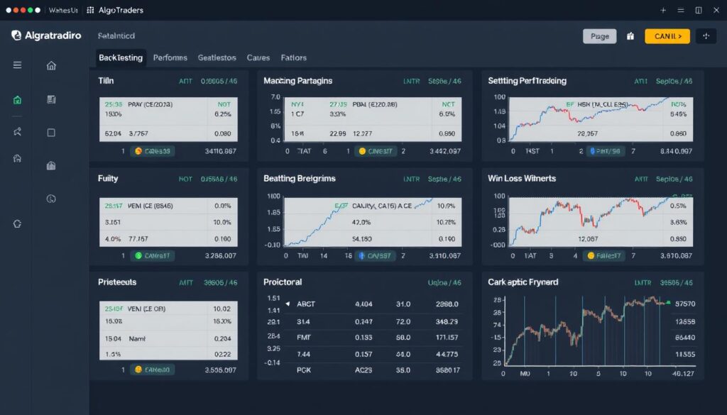 AlgoTrader Pro 显示技术预测分析策略的回测