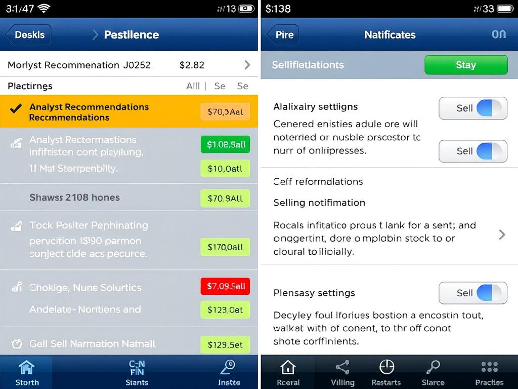Motley Fool Stock Advisor app showing stock recommendations and alerts