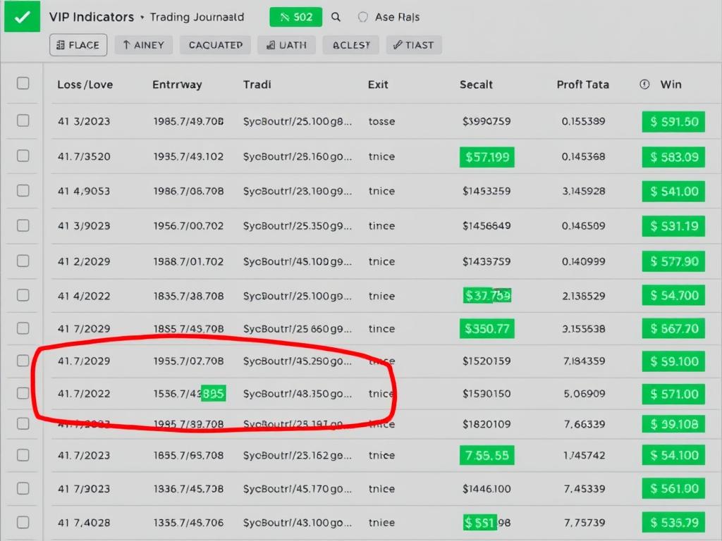 Screenshot of actual trading results using AI trading indicators Screenshot of actual trading results using AI trading indicators