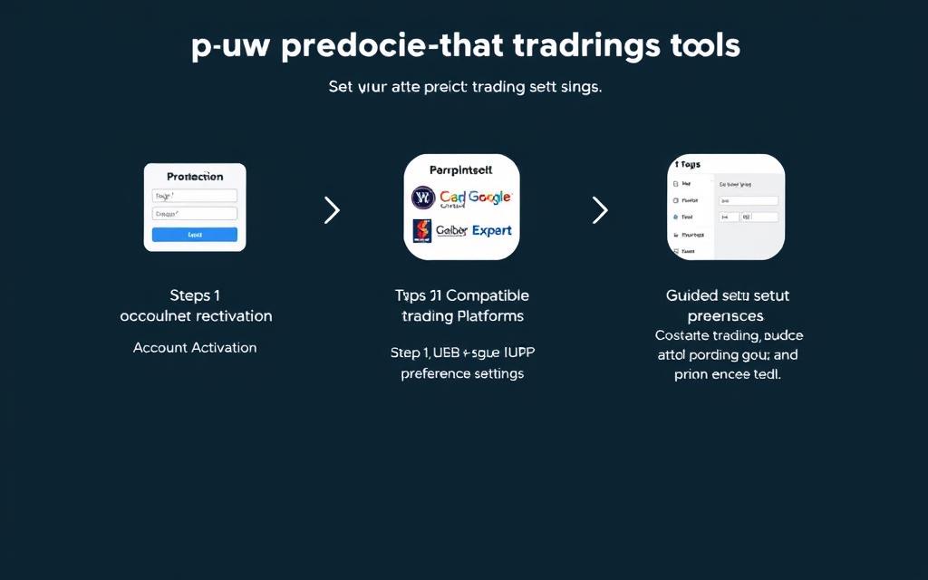 Simple 3-step setup process for predictive trading tools