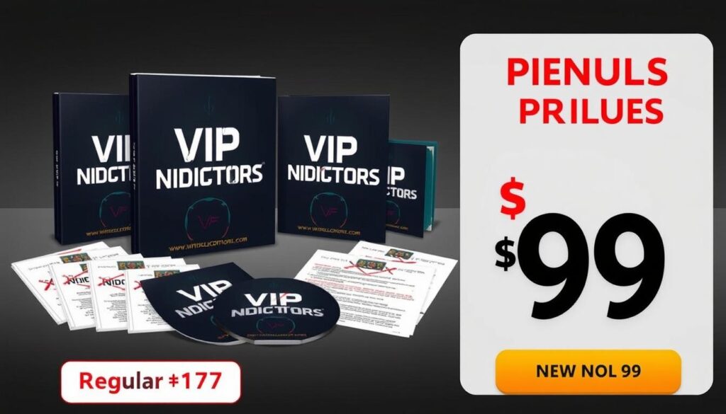 VIP Indicators package with bonus materials highlighted VIP Indicators package with bonus materials highlighted